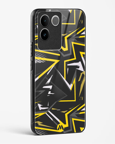 Triangular Abstraction Glass Case Phone Cover-(Vivo)