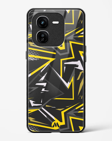 Triangular Abstraction Glass Case Phone Cover (Vivo)