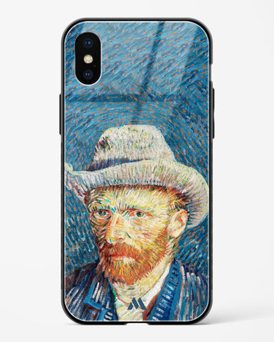 Self Portrait with Grey Felt Hat [Van Gogh] Glass Case Phone Cover-(Apple)