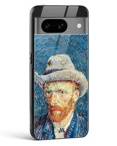 Self Portrait with Grey Felt Hat [Van Gogh] Glass Case Phone Cover-(Google)