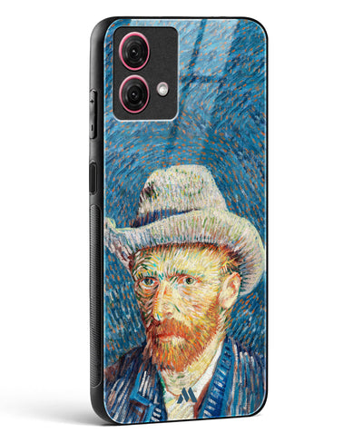 Self Portrait with Grey Felt Hat [Van Gogh] Glass Case Phone Cover (Motorola)