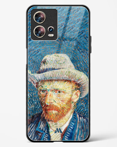 Self Portrait with Grey Felt Hat [Van Gogh] Glass Case Phone Cover (Motorola)