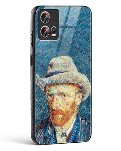 Self Portrait with Grey Felt Hat [Van Gogh] Glass Case Phone Cover (Motorola)
