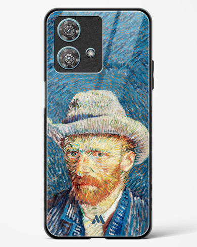 Self Portrait with Grey Felt Hat [Van Gogh] Glass Case Phone Cover (Motorola)