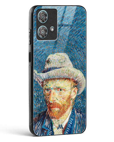 Self Portrait with Grey Felt Hat [Van Gogh] Glass Case Phone Cover (Motorola)