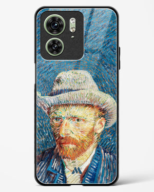 Self Portrait with Grey Felt Hat [Van Gogh] Glass Case Phone Cover (Motorola)