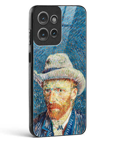 Self Portrait with Grey Felt Hat [Van Gogh] Glass Case Phone Cover (Motorola)