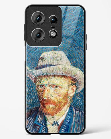 Self Portrait with Grey Felt Hat [Van Gogh] Glass Case Phone Cover (Motorola)