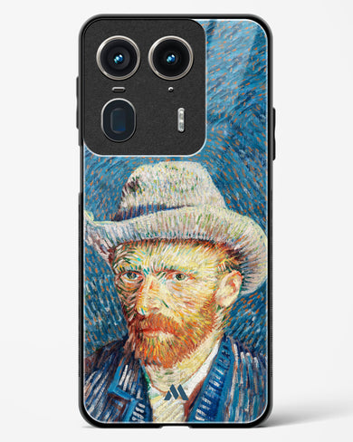 Self Portrait with Grey Felt Hat [Van Gogh] Glass Case Phone Cover (Motorola)