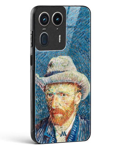 Self Portrait with Grey Felt Hat [Van Gogh] Glass Case Phone Cover (Motorola)