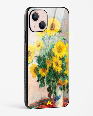 Bouquet of Sunflowers [Claude Monet] Glass Case Phone Cover-(Apple)