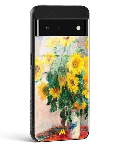 Bouquet of Sunflowers [Claude Monet] Glass Case Phone Cover (Google)