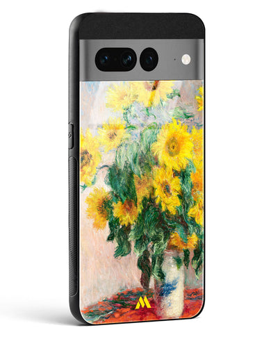 Bouquet of Sunflowers [Claude Monet] Glass Case Phone Cover (Google)