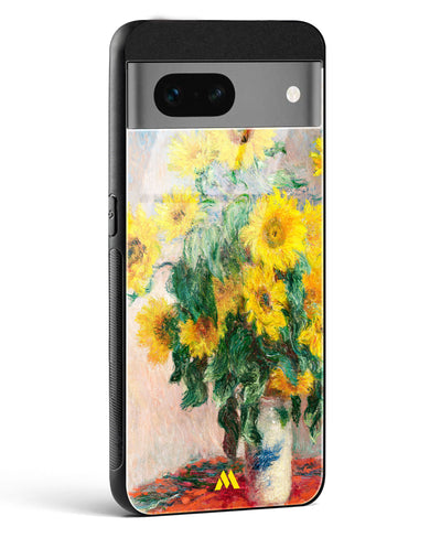 Bouquet of Sunflowers [Claude Monet] Glass Case Phone Cover (Google)