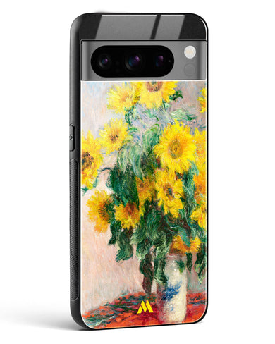 Bouquet of Sunflowers [Claude Monet] Glass Case Phone Cover (Google)