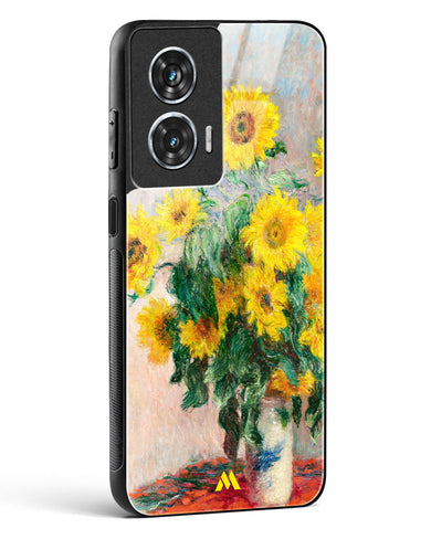 Bouquet of Sunflowers [Claude Monet] Glass Case Phone Cover (Motorola)