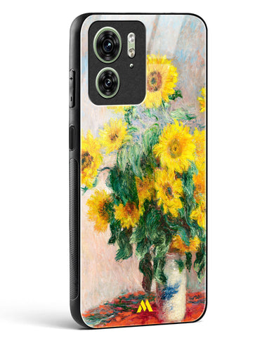 Bouquet of Sunflowers [Claude Monet] Glass Case Phone Cover (Motorola)
