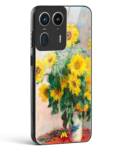 Bouquet of Sunflowers [Claude Monet] Glass Case Phone Cover (Motorola)