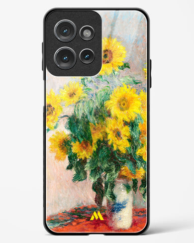 Bouquet of Sunflowers [Claude Monet] Glass Case Phone Cover (Motorola)