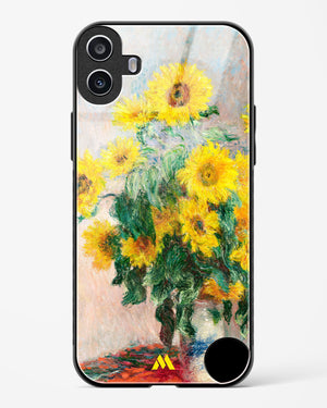 Bouquet of Sunflowers [Claude Monet] Glass Case Phone Cover (Nothing)