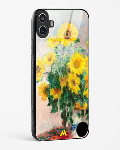 Bouquet of Sunflowers [Claude Monet] Glass Case Phone Cover (Nothing)