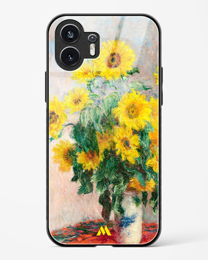 Bouquet of Sunflowers [Claude Monet] Glass Case Phone Cover (Nothing)