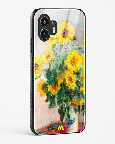 Bouquet of Sunflowers [Claude Monet] Glass Case Phone Cover (Nothing)