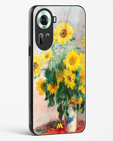 Bouquet of Sunflowers [Claude Monet] Glass Case Phone Cover (Oppo)