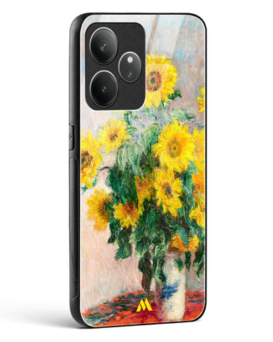 Bouquet of Sunflowers [Claude Monet] Glass Case Phone Cover (Realme)