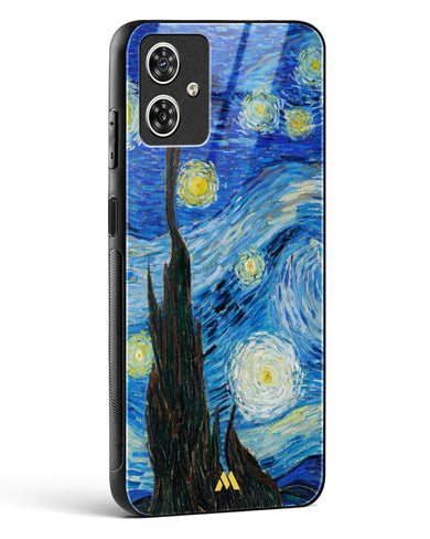 The Starry Night [Van Gogh] Glass Case Phone Cover (Motorola)