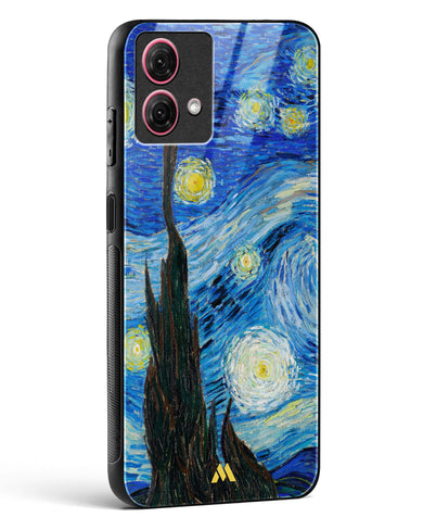 The Starry Night [Van Gogh] Glass Case Phone Cover (Motorola)