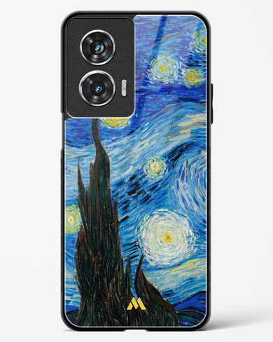 The Starry Night [Van Gogh] Glass Case Phone Cover (Motorola)