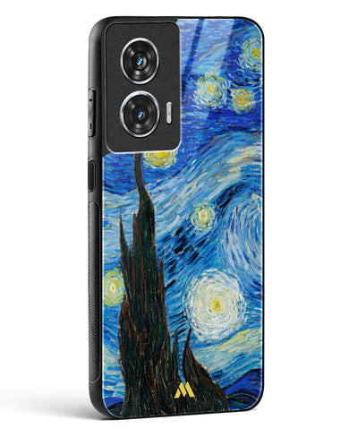 The Starry Night [Van Gogh] Glass Case Phone Cover (Motorola)