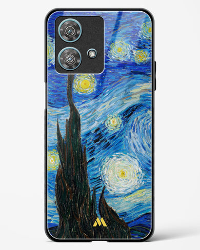 The Starry Night [Van Gogh] Glass Case Phone Cover (Motorola)