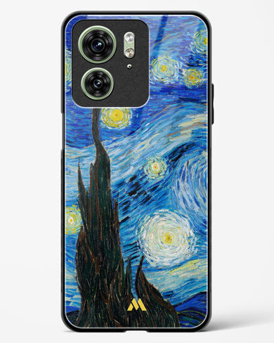 The Starry Night [Van Gogh] Glass Case Phone Cover (Motorola)