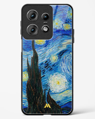 The Starry Night [Van Gogh] Glass Case Phone Cover (Motorola)