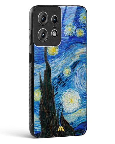 The Starry Night [Van Gogh] Glass Case Phone Cover (Motorola)