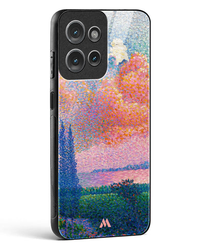 The Pink Cloud [Henri Edmund Cross] Glass Case Phone Cover (Motorola)