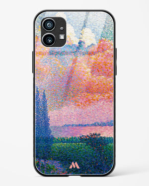 The Pink Cloud [Henri Edmund Cross] Glass Case Phone Cover (Nothing)