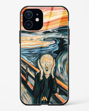 The Scream in Technicolor [Edvard Munch] Glass Case Phone Cover (Apple)