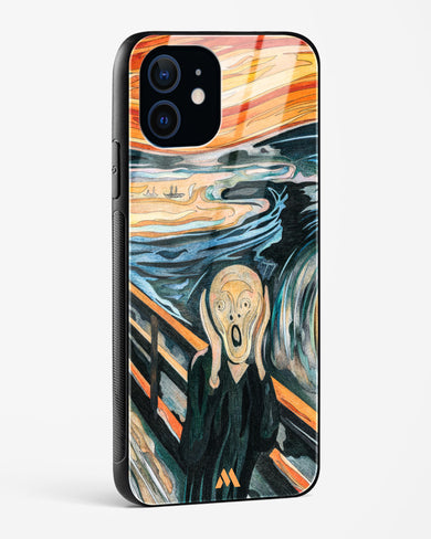 The Scream in Technicolor [Edvard Munch] Glass Case Phone Cover (Apple)