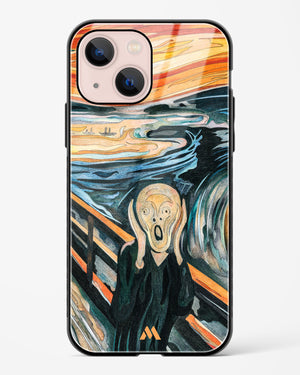 The Scream in Technicolor [Edvard Munch] Glass Case Phone Cover (Apple)