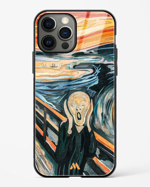 The Scream in Technicolor [Edvard Munch] Glass Case Phone Cover (Apple)
