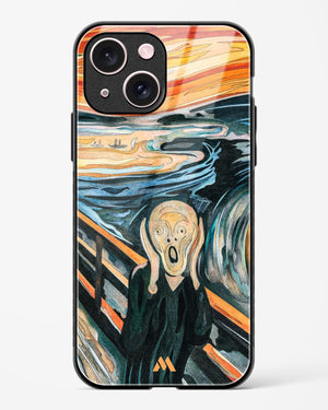 The Scream in Technicolor [Edvard Munch] Glass Case Phone Cover (Apple)