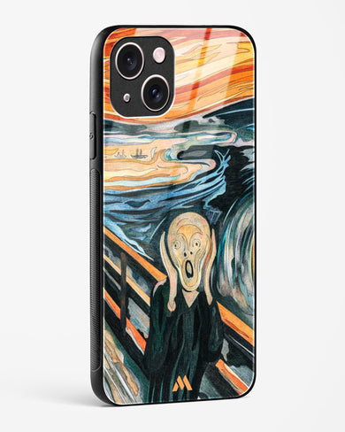 The Scream in Technicolor [Edvard Munch] Glass Case Phone Cover (Apple)