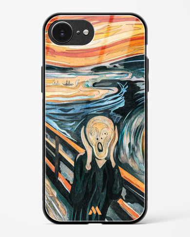 The Scream in Technicolor [Edvard Munch] Glass Case Phone Cover (Apple)