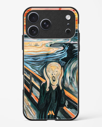 The Scream in Technicolor [Edvard Munch] Glass Case Phone Cover (Apple)