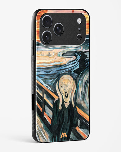 The Scream in Technicolor [Edvard Munch] Glass Case Phone Cover (Apple)