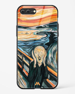 The Scream in Technicolor [Edvard Munch] Glass Case Phone Cover (Apple)