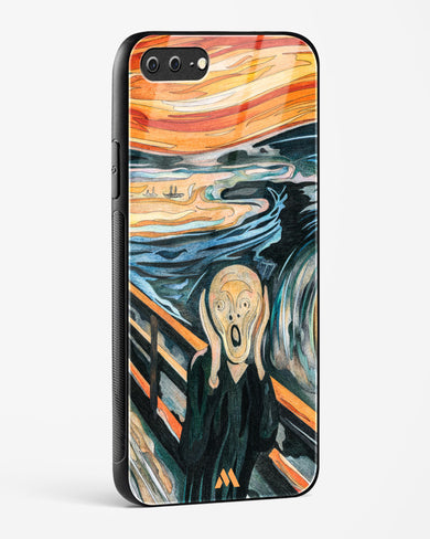 The Scream in Technicolor [Edvard Munch] Glass Case Phone Cover (Apple)